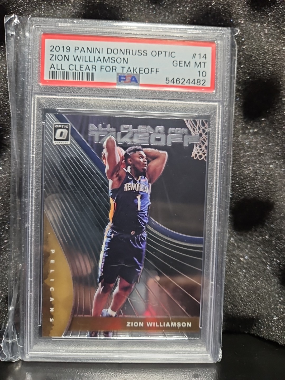 2019-20 Panini Donruss Optic - All Clear for Takeoff Zion Williamson #14 (RC)