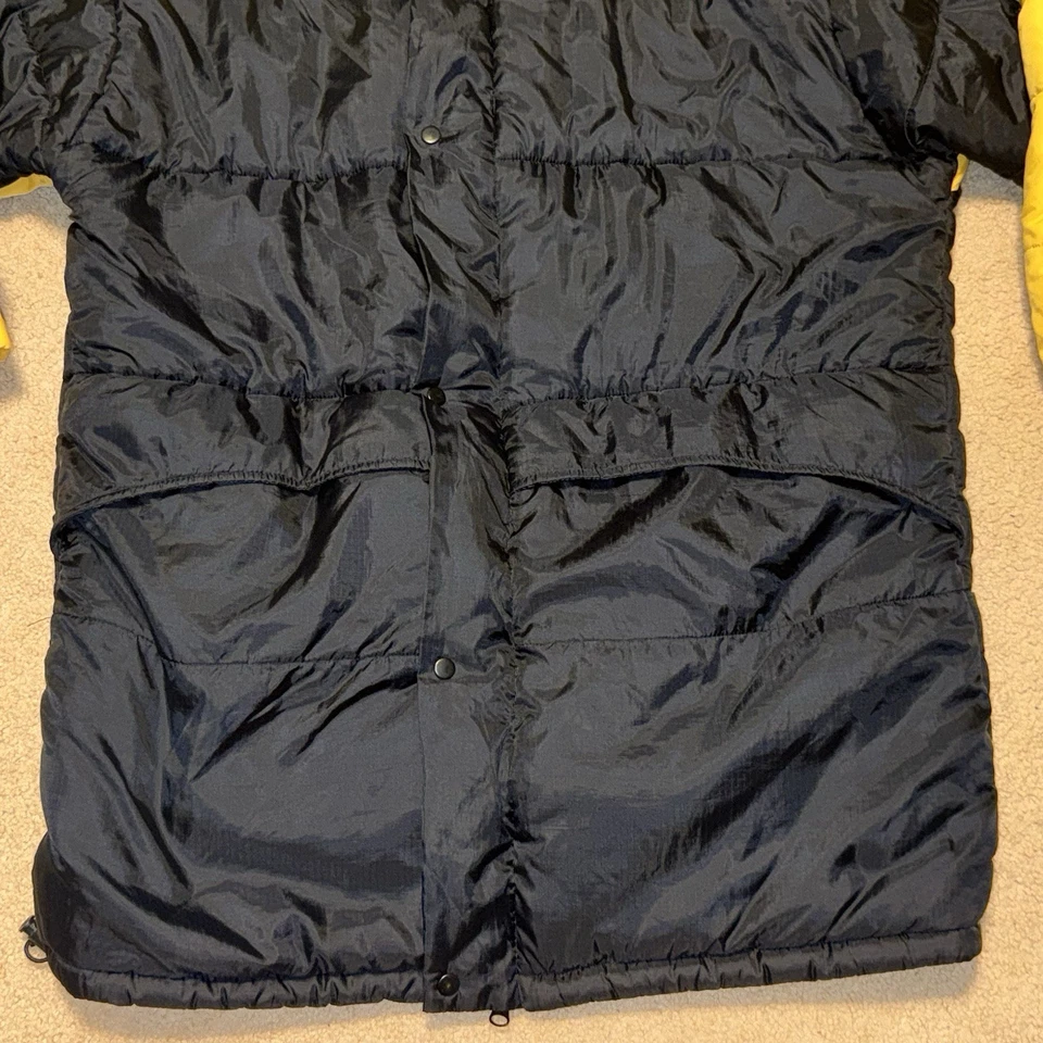 Chaqueta acolchada vintage amarilla negra Sierra Pacific para hombre XL 80s 90s exterior cálida Foto 3 de 4