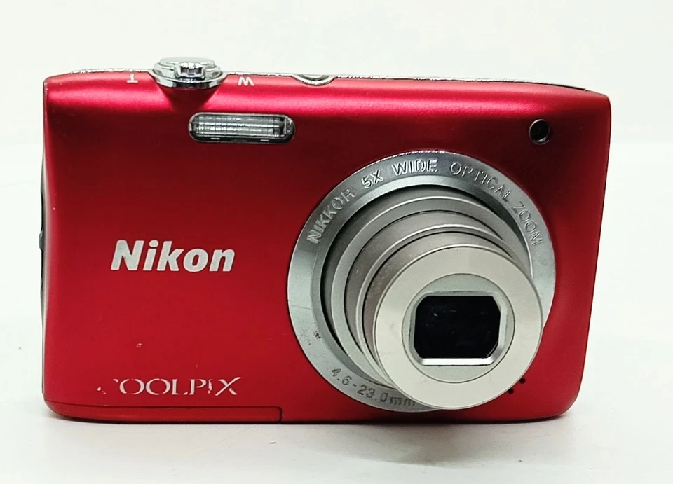 (EXC+++++) Nikon Coolpix S2900 Red 20.1MP 5x Zoom Compact Digital Camera Japan - Image 3 of 4