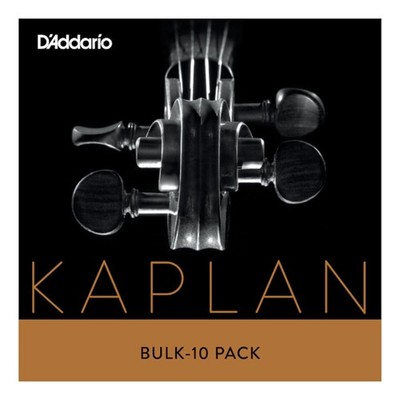 D'Addario Kaplan Bass String Set, 3/4 Scale, Medium Tension, Bulk 10-Pack