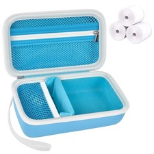 Kids Instant Print Camera Case and 3 Rolls Instant Camera Refill Print Paper ...