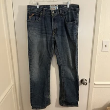 Ariat Men's Blue Jeans M2 Traditional Relaxed Bootcut B/42 Dusty Road 34x30