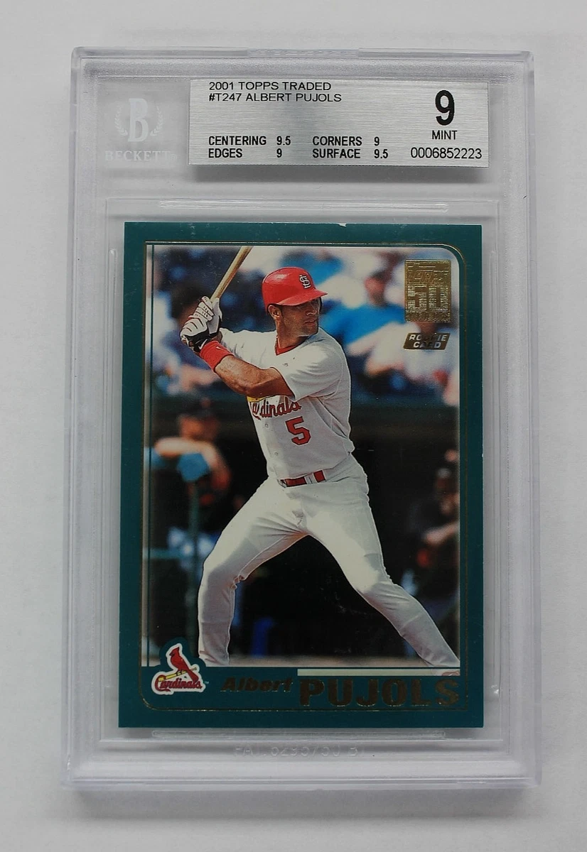 Topps Albert Pujols Grade 9.5 Baseball Sports Trading Cards