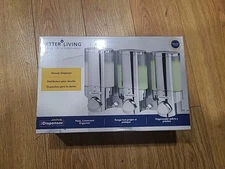 Better Living 76345 AVIVA 3 Chamber Shower Dispenser - Chrome