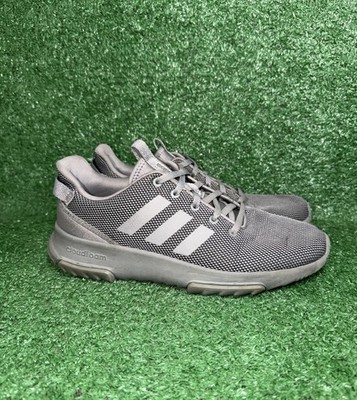 Adidas Shoes Mens Size 7 Cloudfoam Racer TR Grey Running Athletic Gym Sneakers