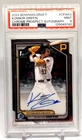2024 Bowman Draft Konnor Griffin Chrome 1st Auto PSA 9 Pirates