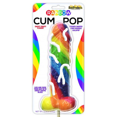 #ad Hott Products Rainbow Cum Pops Lollipop Hp Htp3259 Pop $13.99