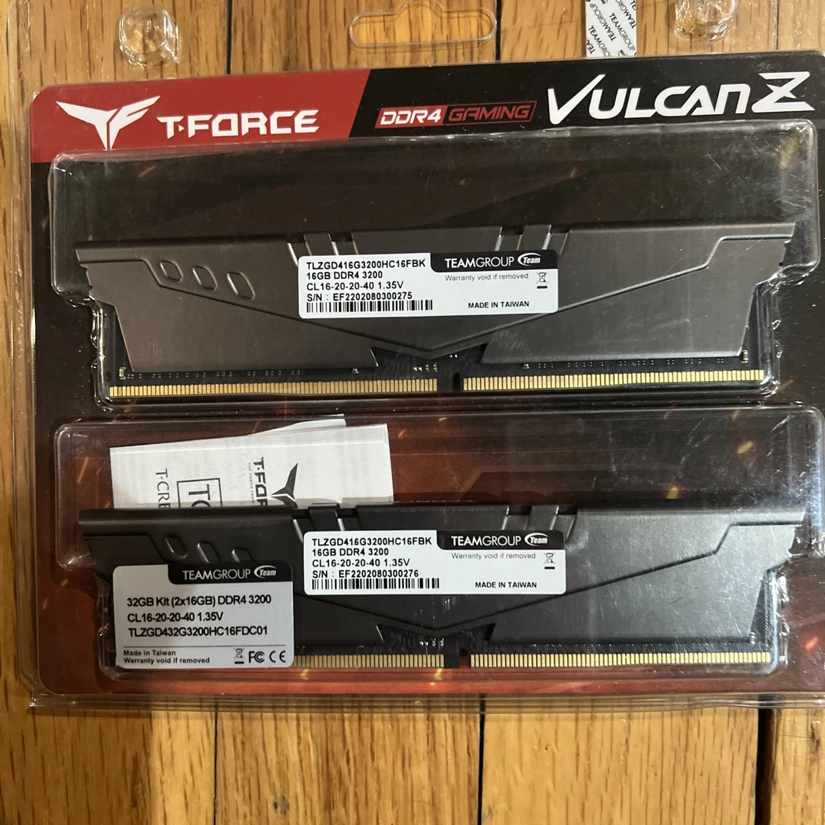 Preços baixos em Team Group DDR4 SDRAM 32 Gb de capacidade Total