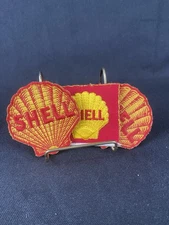 Vintage Embroidered Shell Gas Patches (3 Patches) Gasoline