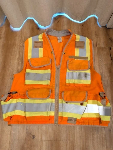 SECO 8265-50-FOR Class 2 Safety Vest Safety Vest 46 M - Outlast Collar Mesh Back - product listing photo