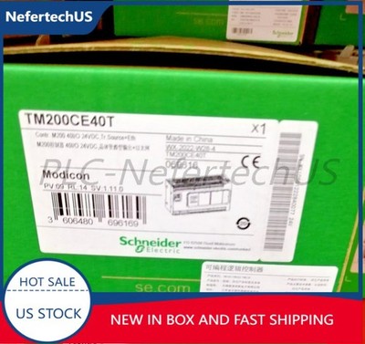 1PC- Schneider TM200CE40T Modicon Logic Controller, Transistor output 24VDC- NEW