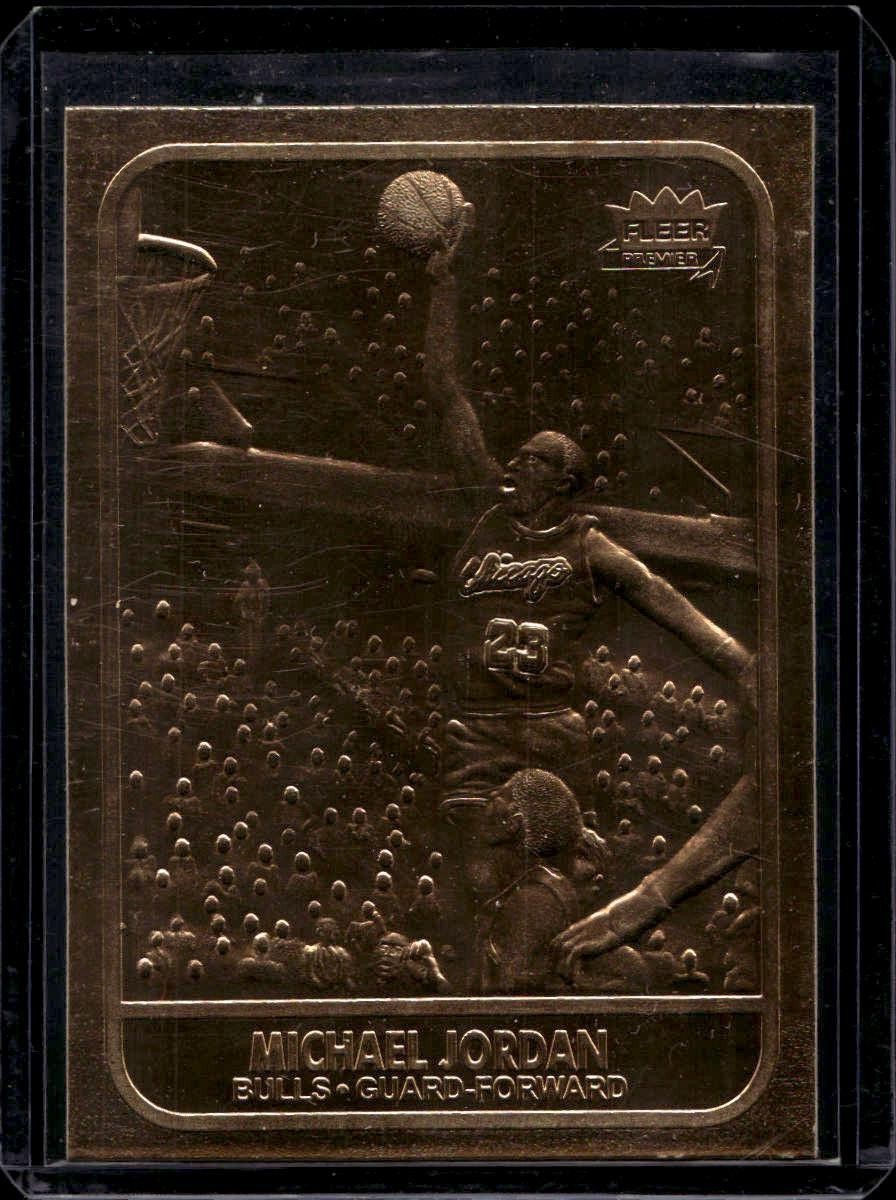 1986-87 Fleer Michael Jordan 23k Sold Rookie Card #4356