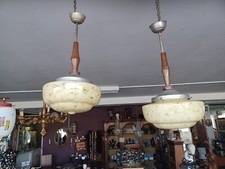 Coppia Di Lampadari  Deco' Epoca 900