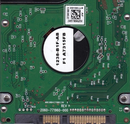WD20NPVZ-82WFZT0 dcm: EBMTJBKB Tailandia MAYO / 2017 2 TB SATA 2,5" HDD C9-13 - Imagen 4 de 4