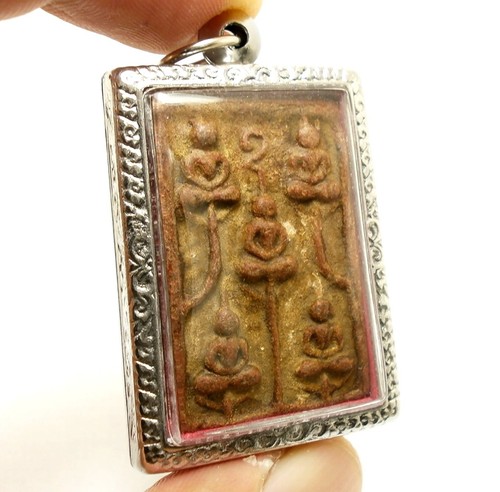 PHRA JAO 5 PRA ONG LP NGERN WAT BANGKLAN PENDANT MAGIC THAI BUDDHA LUCKY AMULET - Picture 4 of 6