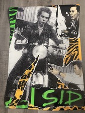 Sid Vicious poster 1989 printed in Englund Vintage Sex Pistols 23.5 X 35 Collage