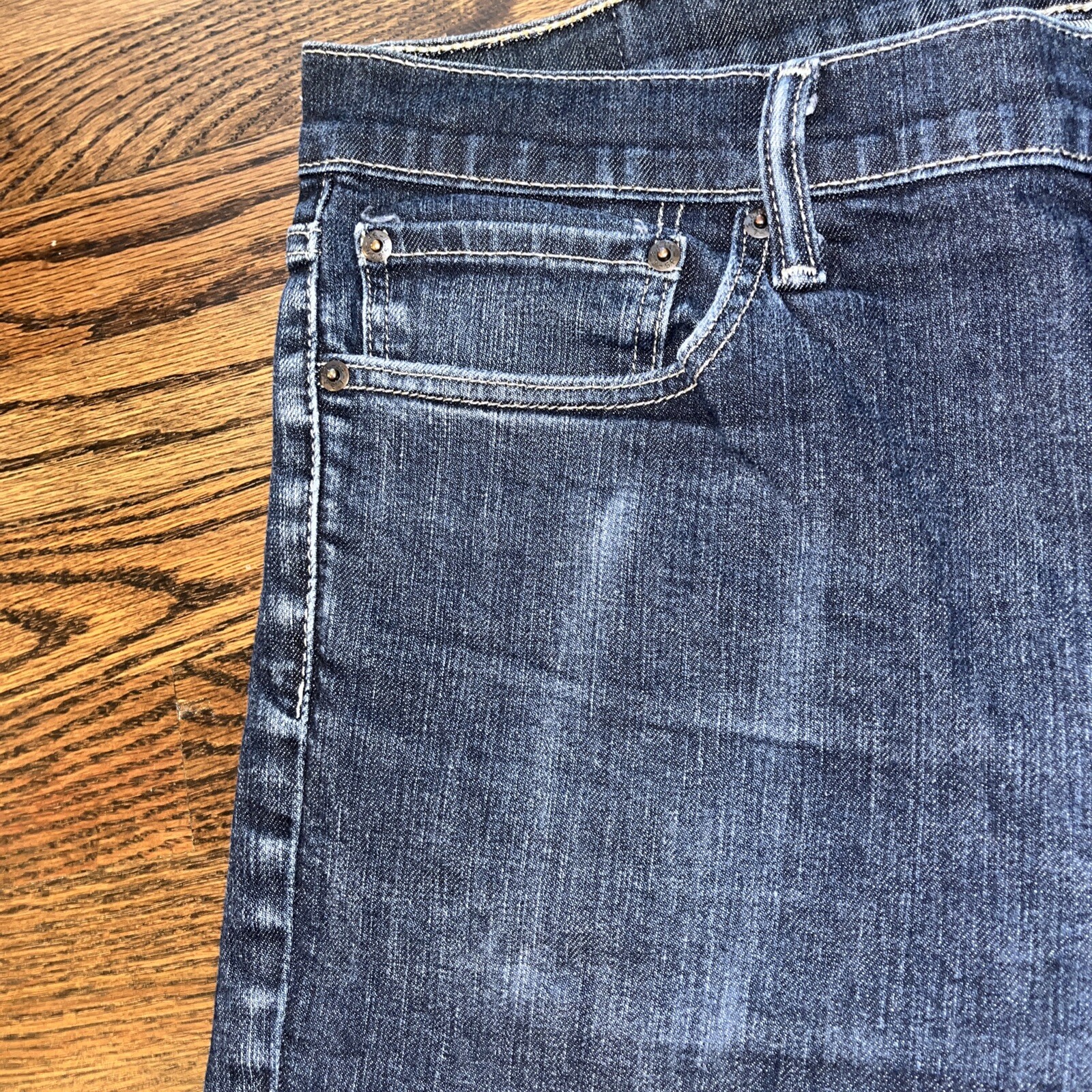 Levi's 511  Mens Jeans 38 X 28.5 Blue zipper Fly Denim Skinny - View 2