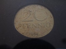 DDR 20 Pfennig 1984 A PP Kursm&uuml;nze Polierte Platte