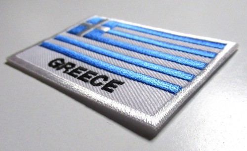 Ecusson patche patch drapeau pays GRECE grèce 70 x 45 mm à coudre - Picture 4 of 6