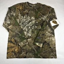 SCENTBLOCKER Shield Series Fused Cotton Shirt Mens L Nexus Outdoors Camo L/S NEW