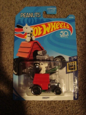 Peanuts 50th Snoopy Hot Wheels 2018 Hot Wheels 75th Anniversary