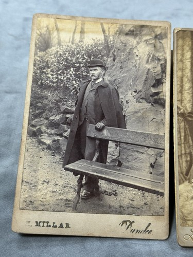 3 C.1890 Schrankkarten, Prophet, Dundee Schottland, Gentleman, Mutter & Kinder - Bild 2 von 9