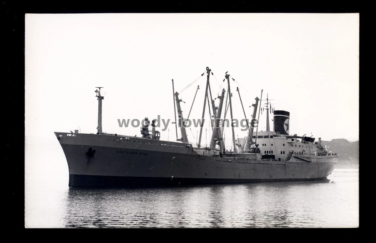 GB2172 Blue Star Line Cargo Ship Southland Star built 1967 photograph