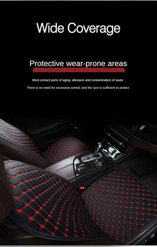 Leather Car Seat Cover Seat Back Cushion Minimalism Seat Cushion Universal New - 第 11/31 張圖片