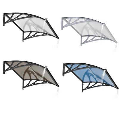 #ad Large Sink Window Awning Door Eaves Canopy Polycarbonate Roof Cover for Patio US $59.99