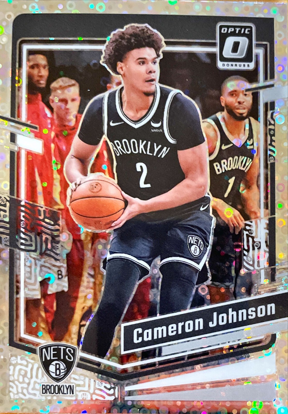 2023-24 Donruss Optic Fast Break Holo Prizm #166 Cameron Johnson