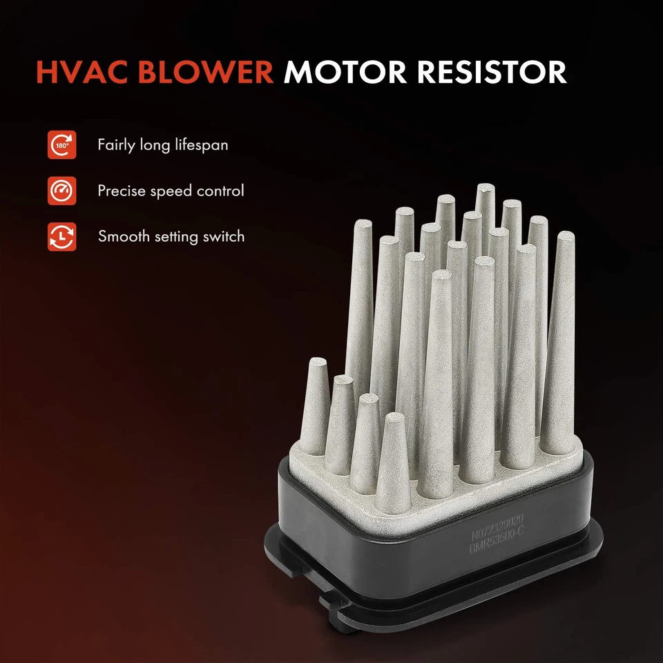 Resistencia del motor del soplador del calentador para Cadillac Catera 1997-2001 6 hojas 12V 90566802 Foto 2 de 4