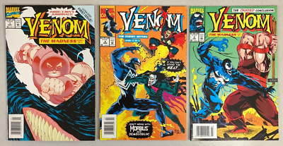 Venom The Madness #1-3 (1993) All Newsstand Edition Set Marvel