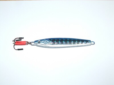 FFT PRO 60g BLAU STINGER SPINNER JIG KÖDER MAKRELE COD BASS BOOT SEEANGELN