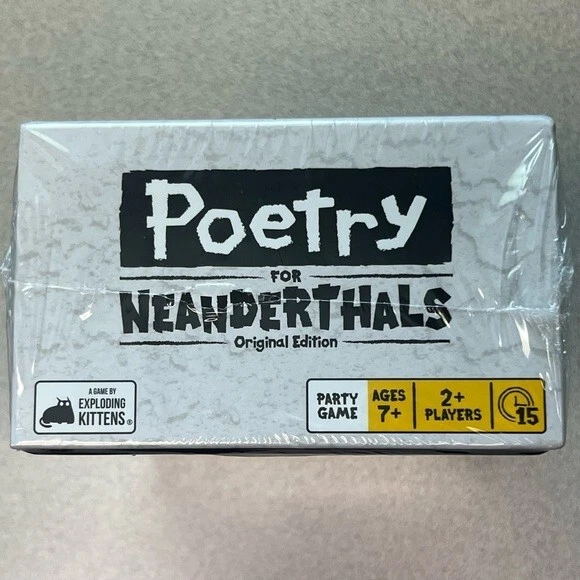 Poetry for Neanderthals Card Game from Exploding Kittens 2+ Players Ages 7+ - Image 3 of 4