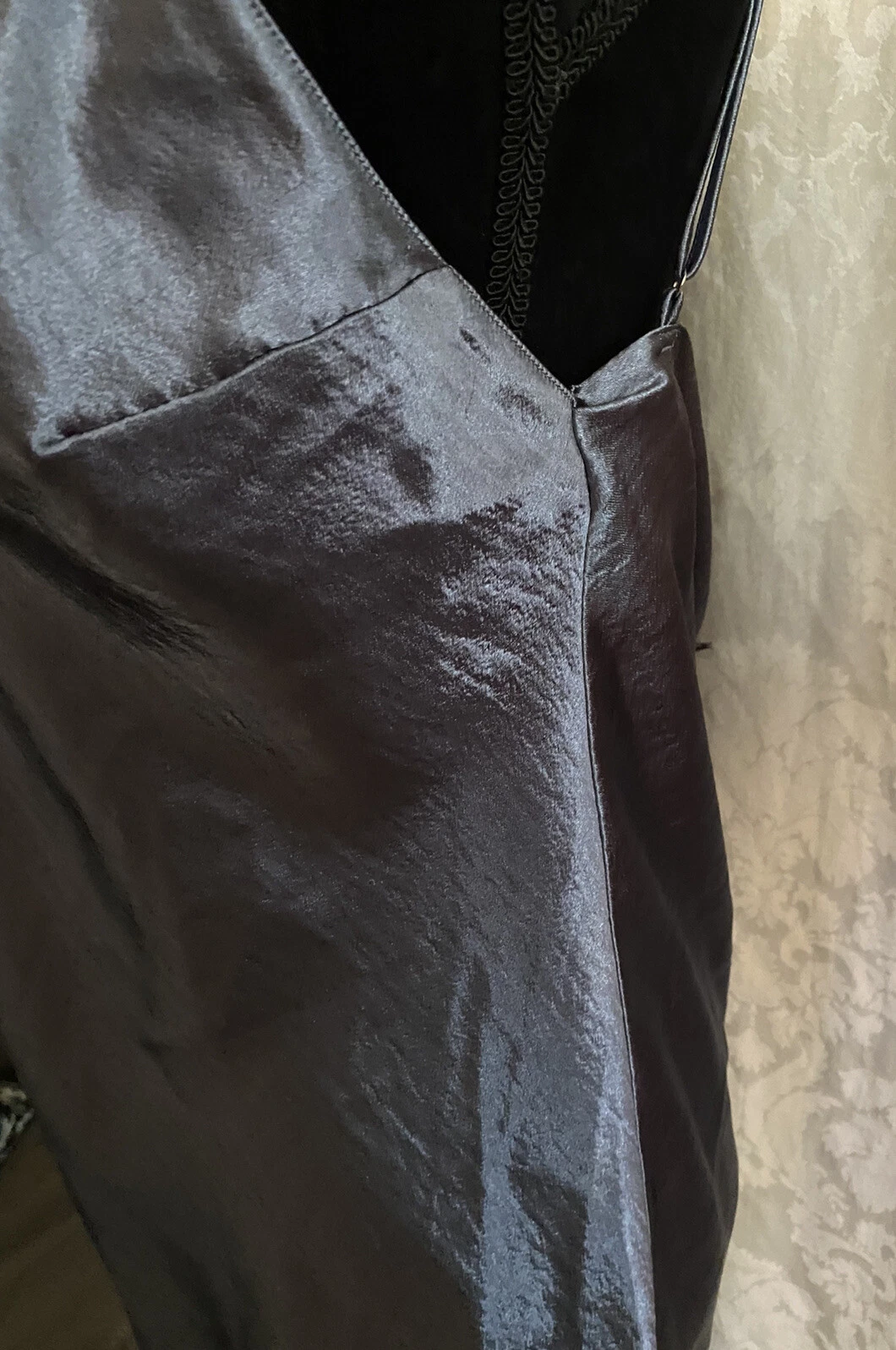 UNDERCOVER Abito Victoria's Secret blu navy lucido slip taglia S