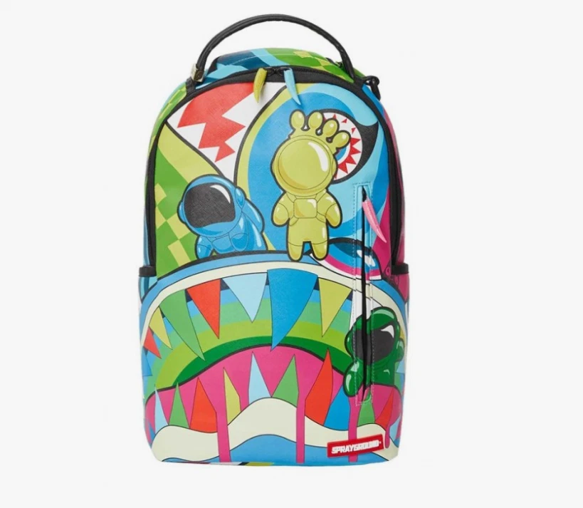 Bape Backpack, Red Bape Backpack, Waterproof Schoolbag for Kids