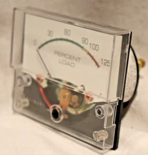 302-2012 Cummins Onan Wattmeter M24 0-125% Analog Gauge Meter PCC3100 Controller