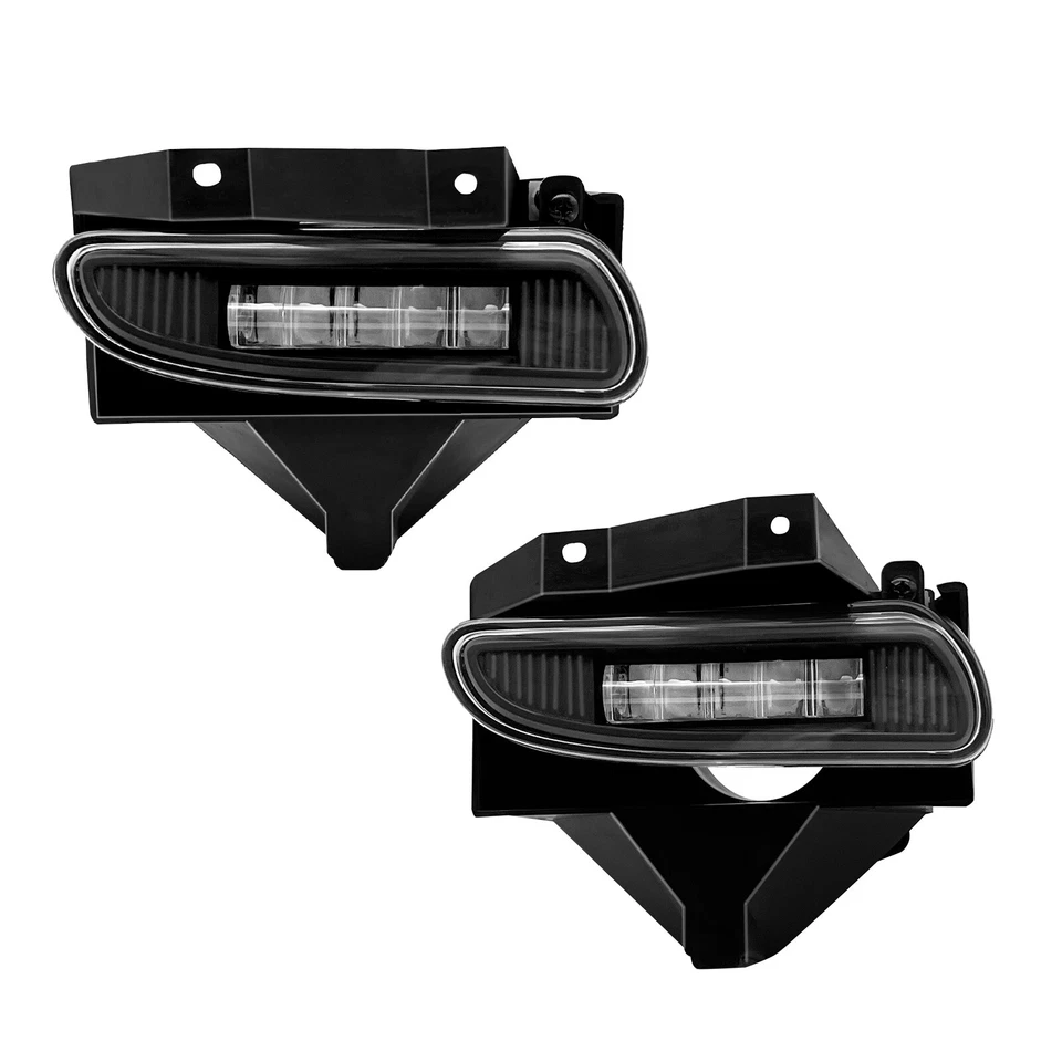 Clear LED Fog Lights Bumper Lamps For 1999 2000 2001 2002 2003 2004 Ford Mustang - Изображение 2 из 4