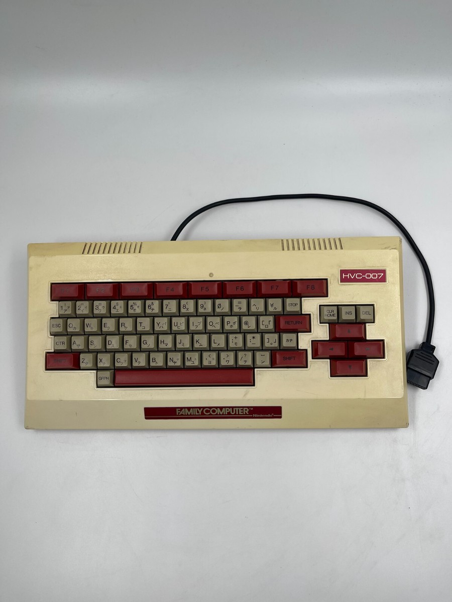 任天堂 ファミリーコンピューター HVC-007 Rare & Vintage 1984 Nintendo Famicom FC Keyboard HVC-007