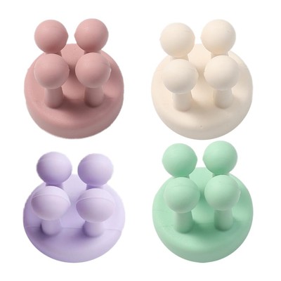4 PCS Toothbrush Holder Silicone Toothbrush Zahnbürstenhalter Rasiererhalter ...