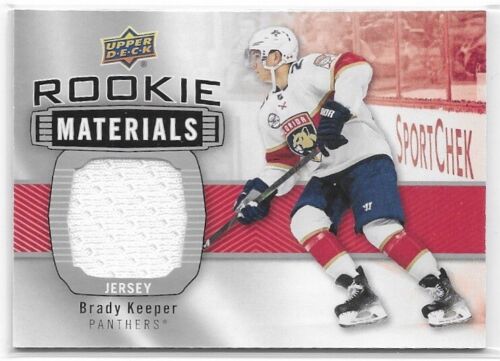 2019-20 Upper Deck Brady Keeper Rookie Materials Jersey Relic SP No. RM-BK - Picture 1 of 2