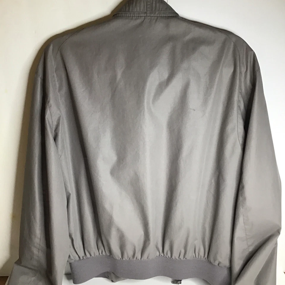 Chaqueta Bomber Gris Artesanal Members Only By Europe Talla 44 De Colección Foto 4 de 4