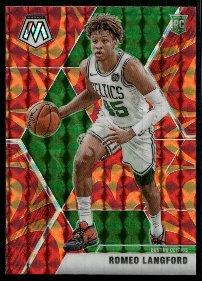 2019-20 Panini Mosaic Orange Reactive Romeo Langford RC #233 *A*
