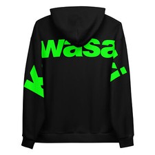 Kawasaki Large Back Print Biker Motorcycle Fan Unisex Hoodie Novelty