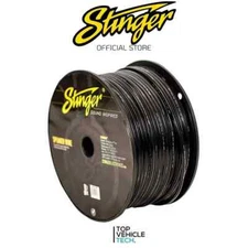 Stinger SSVLS16BK 16 GAUGE AWG SPEAKER CABLE 500FT HIGH PERFORMANCE WIRE BLACK