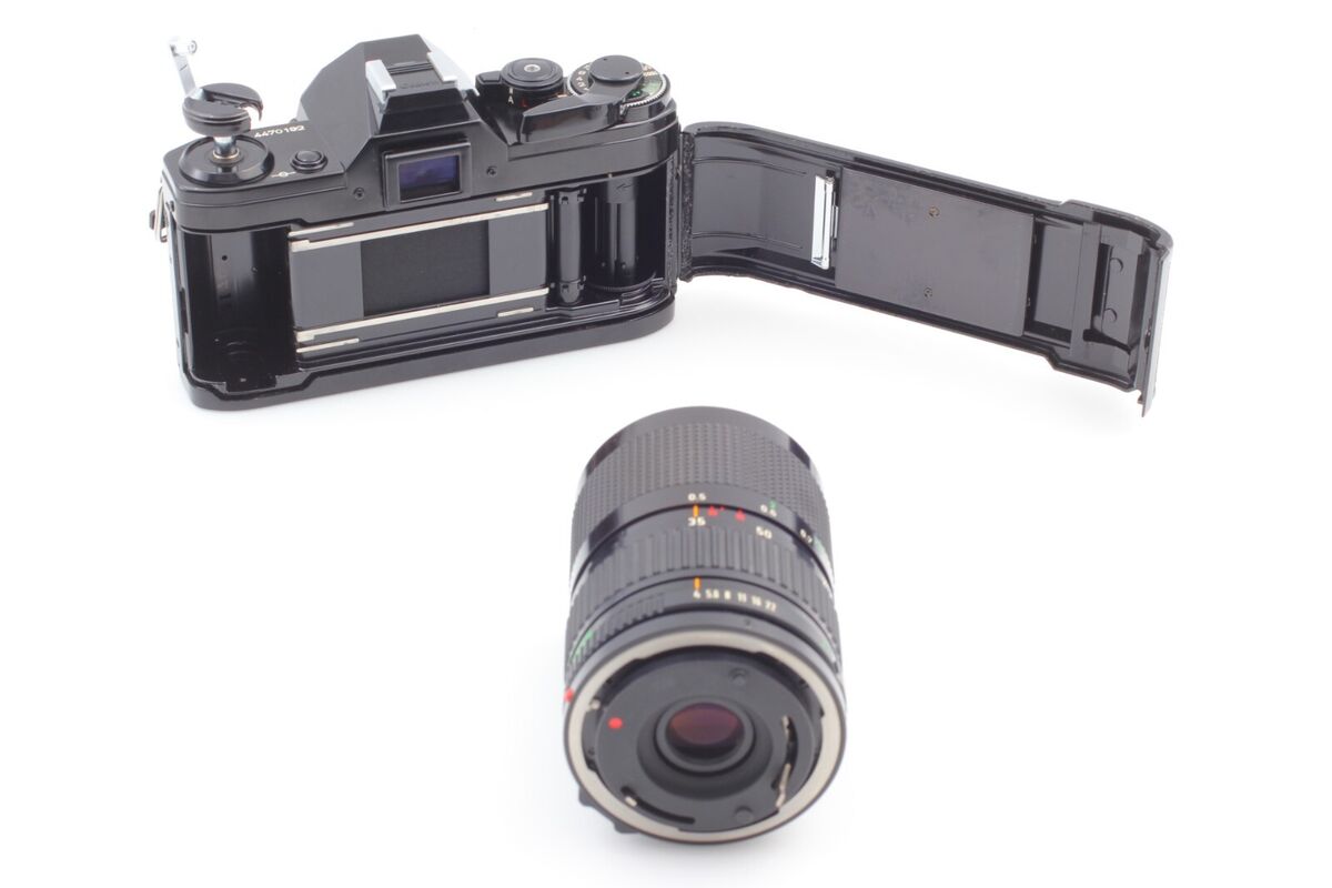 N MINT+++ w/strap】 Canon AE-1 Black New FD NFD 35-70mm f/4 N MINT+++ w/strap】 Canon AE-1 Black New FD NFD 35-70mm f/4