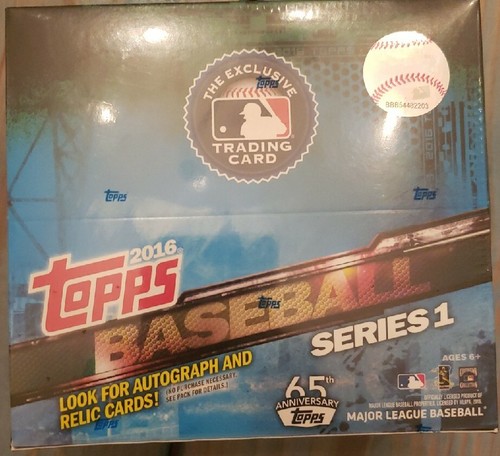 2016 Topps Series 1 Factory Sealed Baseball Retail Box ~ 24 Packs - Picture 5 of 6