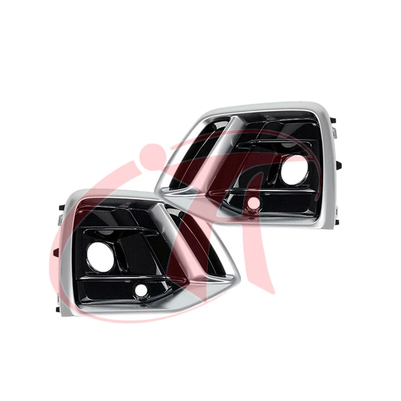 🔥 2PCS Front Bumper Grille Cover Matte Silver For Audi Q5 Sportback 2021-2022 - Изображение 3 из 4