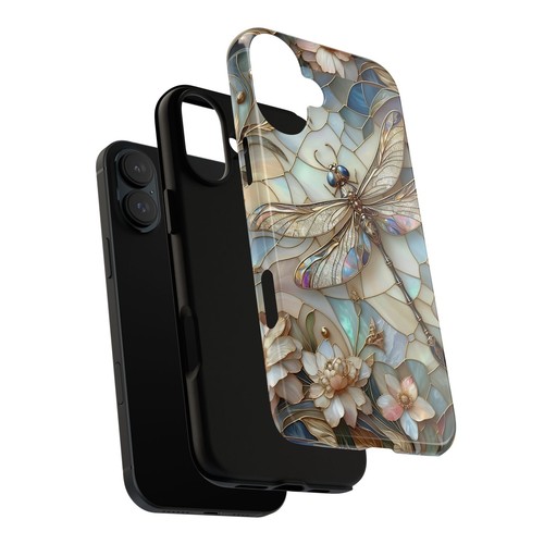 Luna Dragonfly Phone Case, Mother of Pearl Effect Phone Cover | X96 - 第 32/266 張圖片
