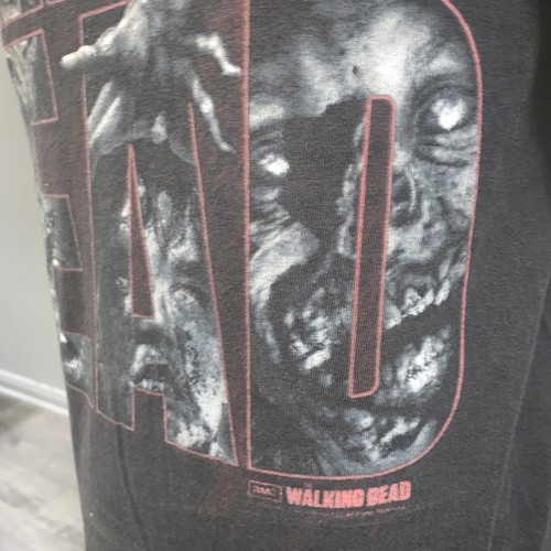 The Walking Dead 2013 AMC TV Promo T Shirt Black Zombie Horror Mens S - Imagen 4 de 6